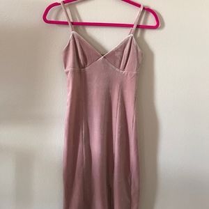 Forever 21 Velvet Midi Bodycon Dress Size S